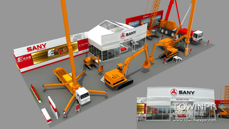 2011年三一集團成都工程機械展