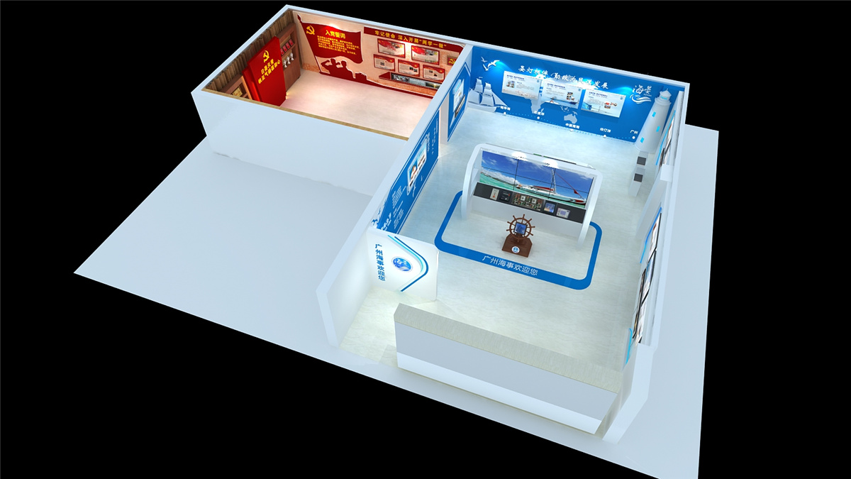 廣州文化展廳設(shè)計(jì)制作-廣州海事局-海宴文化展廳