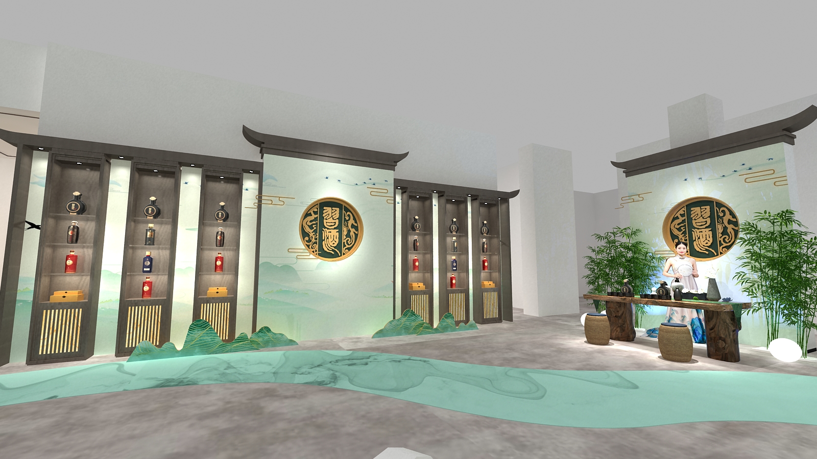 習(xí)酒蘊藏天下展位