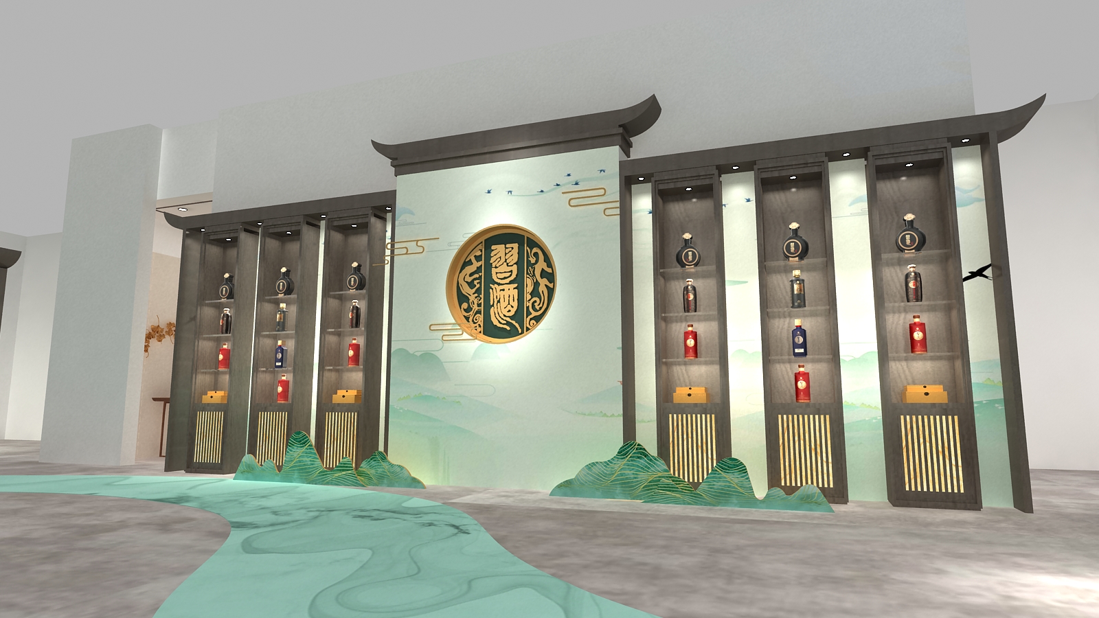 習(xí)酒蘊藏天下展位