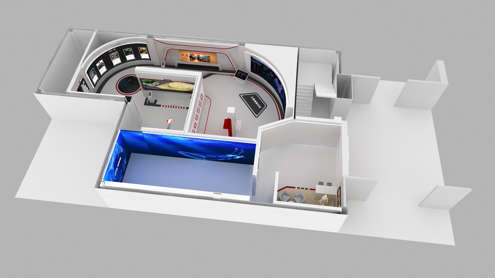 中廣天擇馬欄山創(chuàng)智園展廳