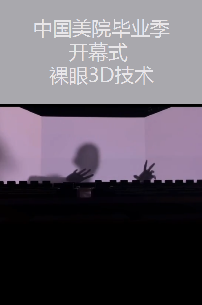 中國美院畢業(yè)季 裸眼3D技術(shù)